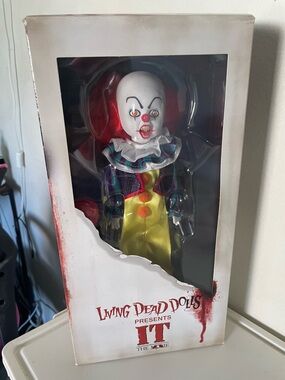 Pennywise Clown Collectible - White, Red, Yellow